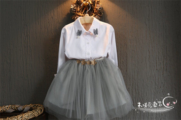 Chemise fille à manche longue - Ref 2085762 Image 6