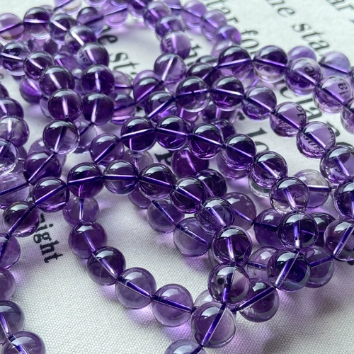 Натуральный браслет из кварца с аметистом, сиреневый кварц подходит для мужчин и женщин, аксессуар для влюбленных