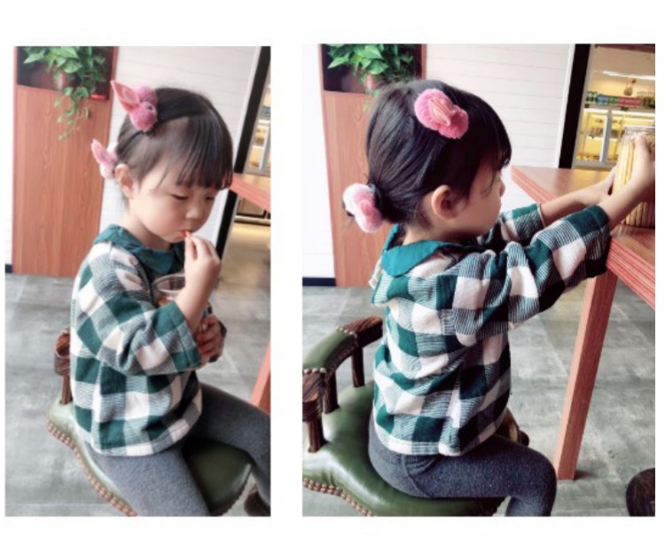Mạnh Mạnh trẻ em dễ thương đầu thỏ dây đầu cô gái buộc đầu cao su ban nhạc tóc vòng clip tóc công chúa Hàn Quốc - Phụ kiện tóc băng đô cài tóc