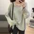 Giày lười phiên bản Hàn Quốc mềm mại, thoải mái, thoải mái, mỏng, rộng, áo len cổ chữ V rộng, áo len nữ cỡ lớn áo len đẹp Cardigan