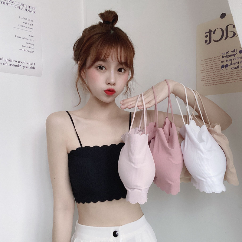 Pregnant nursing bra summer thin bandeau small suspender anti-light gathering no underwire wrapped chest beauty underwear