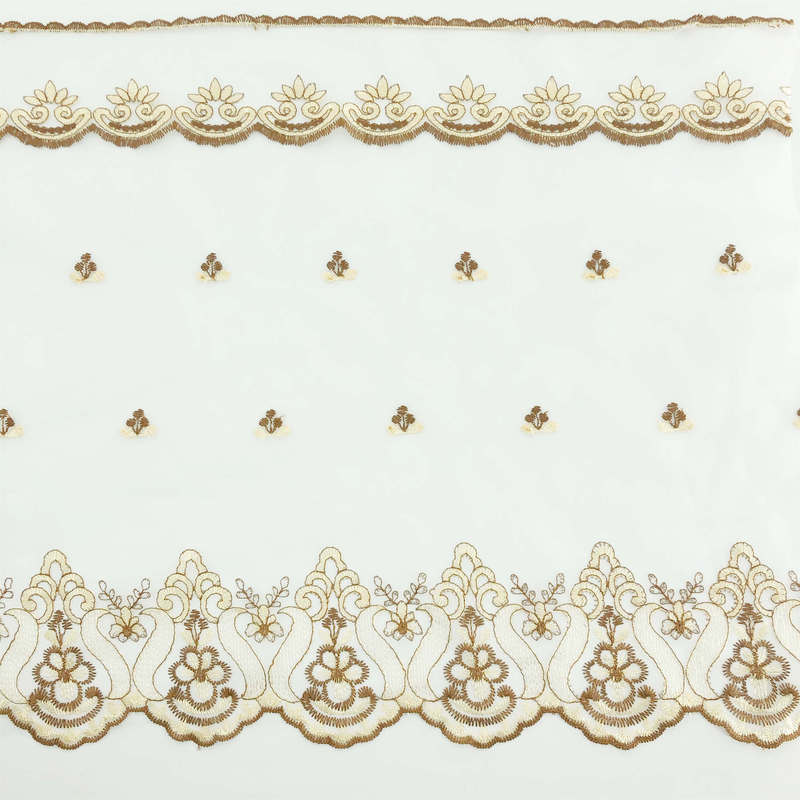 44-45cm Wide Lace Mesh Embroider Skirt Hem Bedside Handmade Accessories Curtain Lace