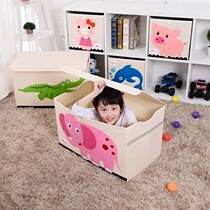 Foldable storage box extra large storage box quilt clothing finishing box with lid cartoon storage box washable