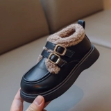 Зимний модный детский флисовый удерживающий тепло наряд маленькой принцессы, 2022, мягкая подошва