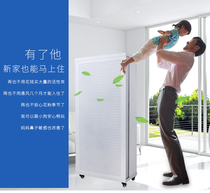 Silent commercial bedroom kindergarten PP filter to remove dust PM2 5 formaldehyde vertical FFU air purifier