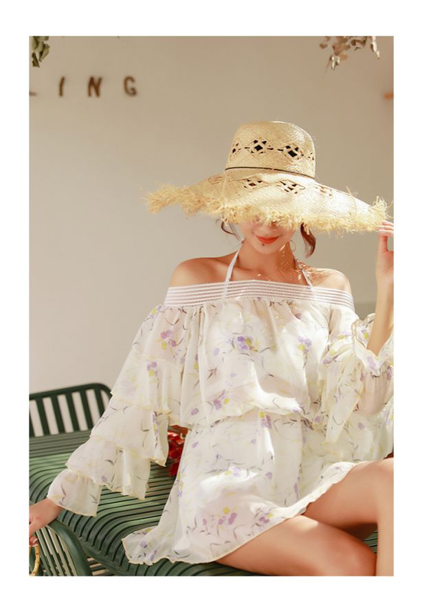2019 cặp đôi đồ bơi áo choàng che bụng bikini ba mảnh đi biển kỳ nghỉ quần nam đi biển mùa xuân áo tắm nóng - Vài đồ bơi 	đồ đôi đi biển cho mẹ và bé trai