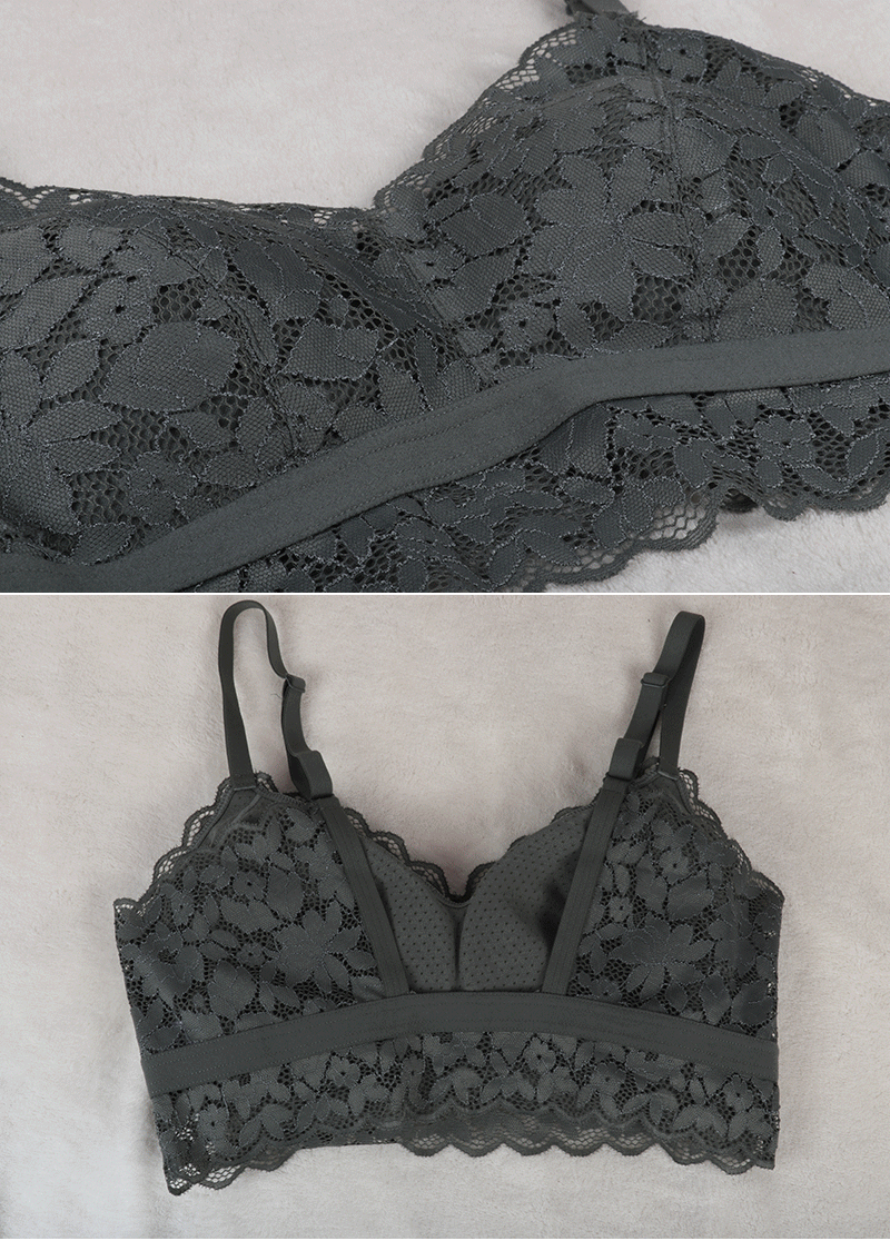 美 佳美 2018 mới không có vòng thép không ràng buộc bikini tam giác cốc 4811 làm đẹp lưng ren đồ lót quần áo bơi
