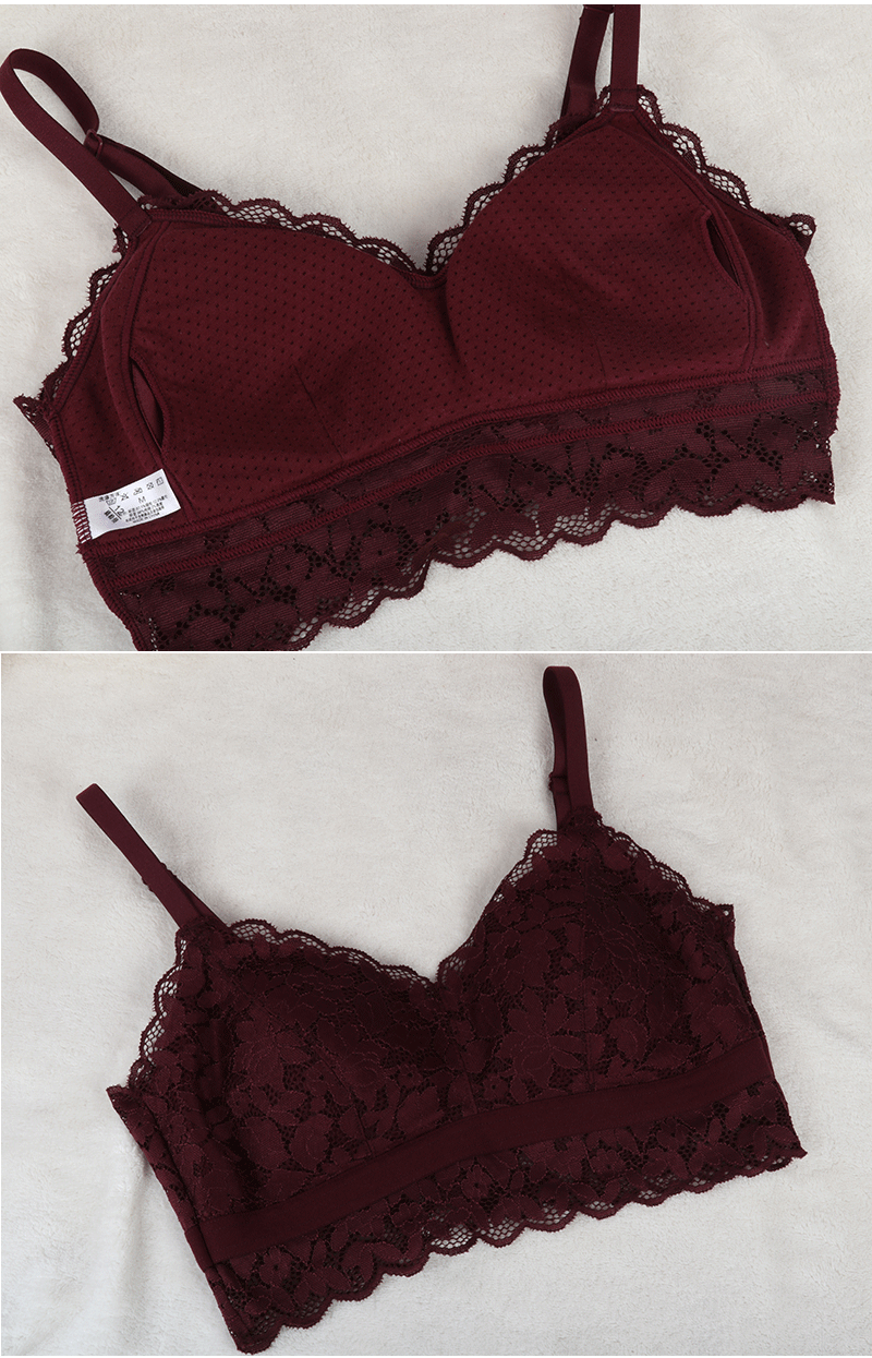 美 佳美 2018 mới không có vòng thép không ràng buộc bikini tam giác cốc 4811 làm đẹp lưng ren đồ lót quần áo bơi