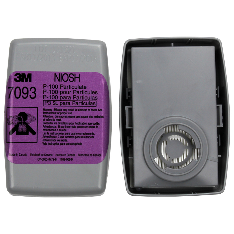 3M7093 P100 high-efficiency filter dust box dust-proof anti-virus radioactive particulate matter 3M mask filter box