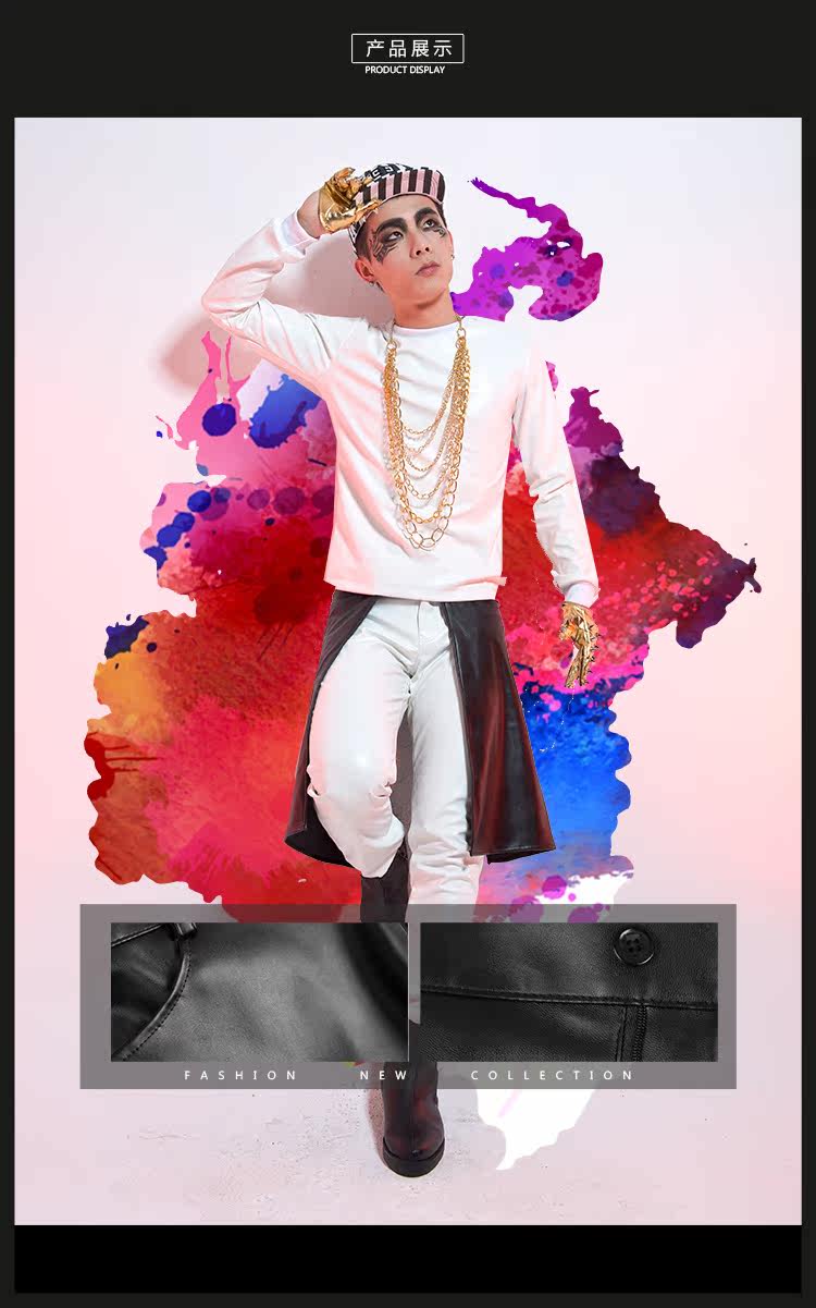 Pantalon cuir homme en vrac pour jeunesse pour automne - Ref 1488408 Image 11