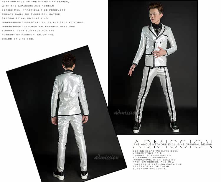 Pantalon cuir homme serré pour jeunesse - Ref 1483402 Image 13