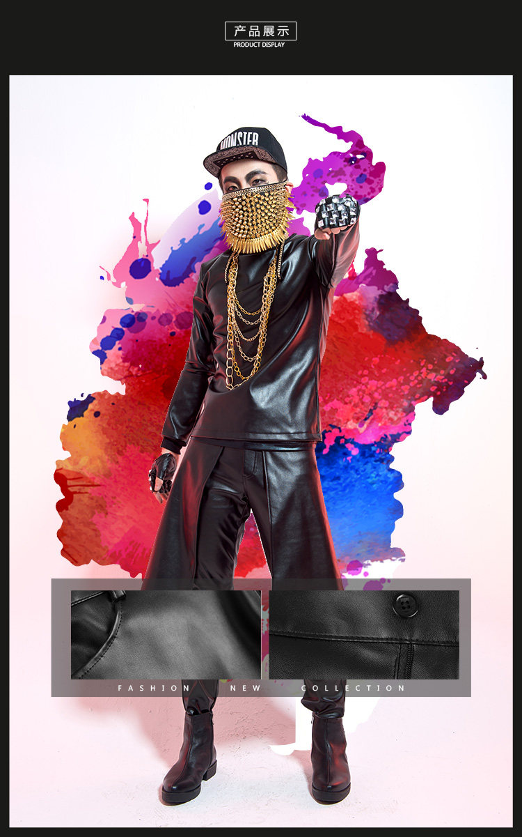 Pantalon cuir homme en vrac pour jeunesse pour printemps - Ref 1479886 Image 13