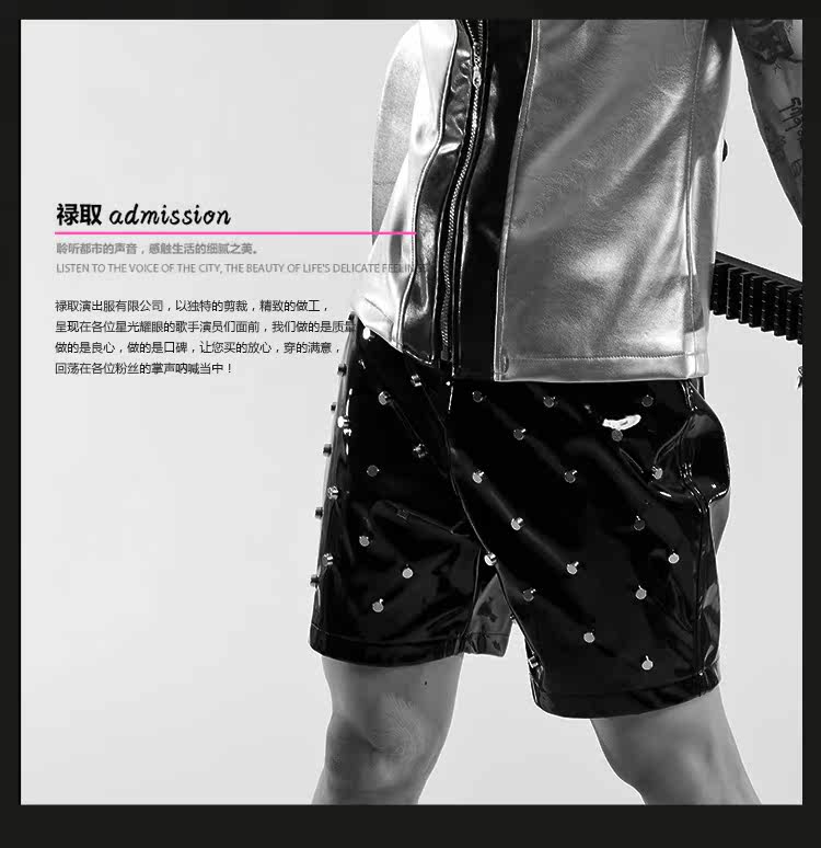 Pantalon cuir homme en vrac pour adolescent pour été - Ref 1483963 Image 9