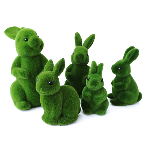 Моделирование Мосс Лесное сериал Мосс животные кролики свадебные растения угловой торговый центр