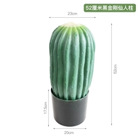 Столб-кактус с черными бриллиантами высотой 52 см.