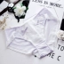 Bướm Tình yêu Shu Wenyi Thanh lịch Cô gái ngọt ngào Màu rắn Thời trang Cotton Mềm mại Ren thoáng khí Đồ lót nữ tam giác quần sịp nam muji Tam giác