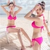 Thời trang Hàn Quốc bikini thép hỗ trợ gợi cảm thu thập kích thước ngực ba điểm mẫu đồ bơi nữ nghệ thuật thử nghiệm mặc bikini Bikinis