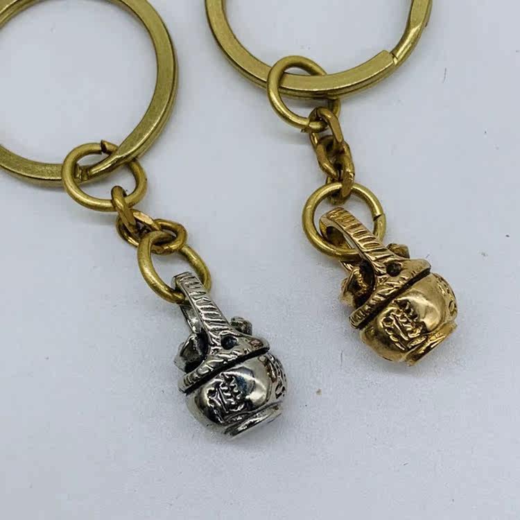 Pure copper recruitment into Bao Jiao Hang Basket Personal Cattle Accessories Key Closed