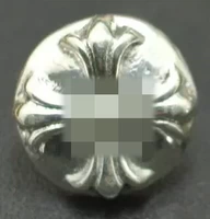 Серебряный крест 925, круглые винты 12 мм.