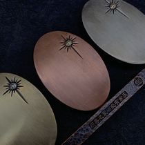 Dongguan Breaking Copper Pure Copper Flying Bird Mark Oval Belt Buckle Head High Bridge Smooth Buckle Handmade Belt Buckle Five Gold Accessories