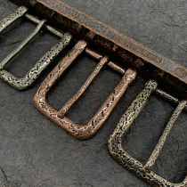 Dongguan Broken Copper Pure Copper Belt Buckle Pin Button D Character Button Belt Buckle Diy Brass White Bronze Red Copper Trousers With Buckle Head Accessory