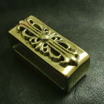 Dongguan Broken Copper Cross Pattern Belt Buckle Mesoson Pure Copper Belt Ring Ring Ring Ring 35 35 38 40mm