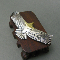 Dongguan broken copper pure copper Japanese two-color big eagle pendant car Eagle keychain pendant DIY necklace accessories fly