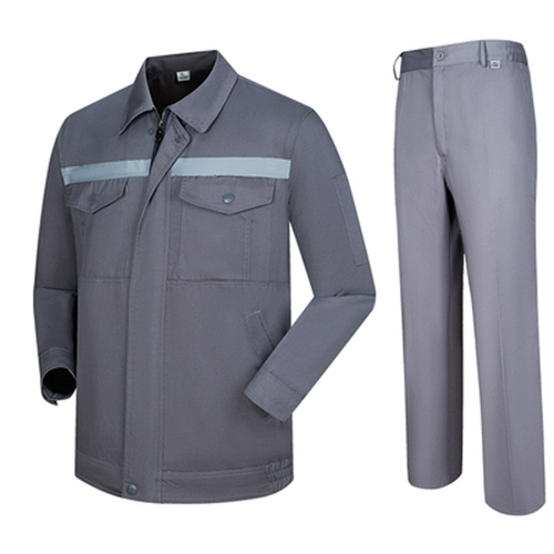 Осенний светоотражающий синий комбинезон для работы