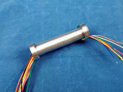 Wire spring electronic control lock through the wire sheath door frame line protection through the pipe simple telescopic cable through the wire hole 15mm