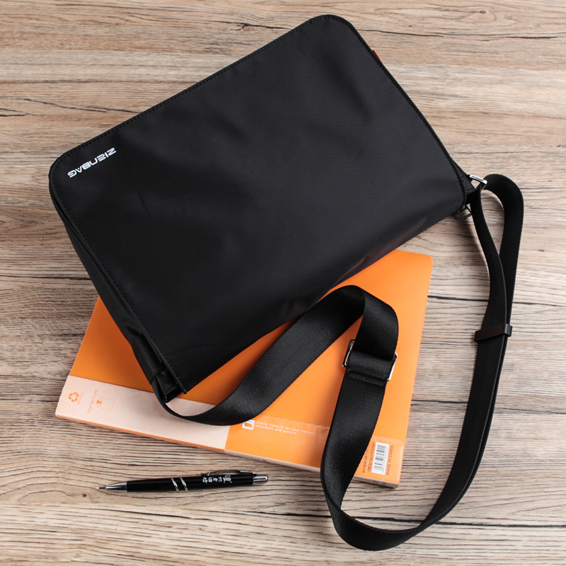 Single shoulder bag large capacity bookbag college wind postal cloth tilt backpack nylon slant pack