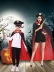 Halloween trẻ em trang phục người lớn cướp biển áo choàng phù thủy tử áo choàng ma cà rồng cosplay hóa trang 