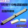 100 pairs 110 Patch panel 110 Telephone patch panel 110 Patch Panel AMP Type Voice patch panel with module
