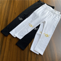 Leggings No. 6 girls and children cotton Lycra cotton elastic leggings 90-130 yards