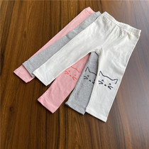 Leggings No. 5 girls and children cotton Lycra cotton elastic leggings 73-110 yards 3 colors