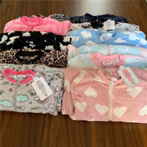 Adult womens single-layer coral velvet soft thin piece climbing clothes autumn and winter thin models