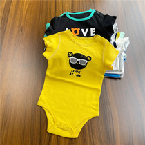 Climbing No. 2 Mens Summer Cotton Soft Short Sleeve Triangle Fart One-piece Climbing 59-90 yards