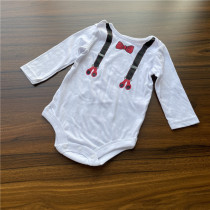 Baby baby soft long sleeve shape climbing clothes triangle bag fart climbing clothes 0-18 months