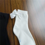 Девочки с маленькими и средними детскими вязаными эластичными носками серии бабочек 3-12 лет