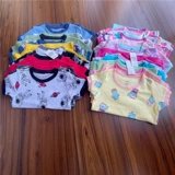 Хлопковая мультяшная приятная телу футболка с коротким рукавом, 2-12 лет