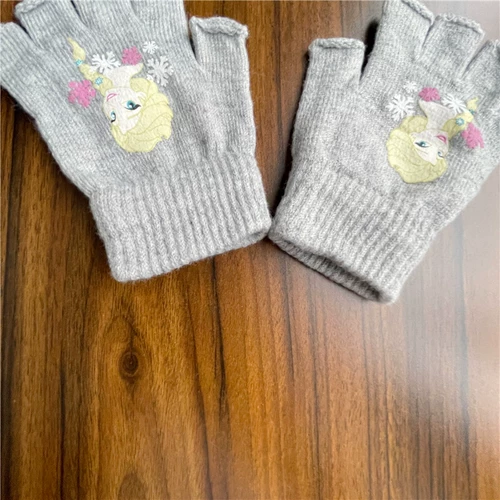 Мягкие мультяшные удерживающие тепло перчатки, 3-10 лет