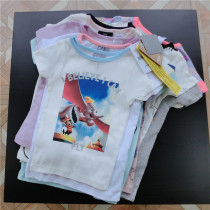 Children and children cotton cartoon short sleeve T-shirt summer short sleeve base shirt 1-10 years old