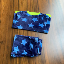 Boys and children soft velvet thin home top pants separate shot 1-6 years old