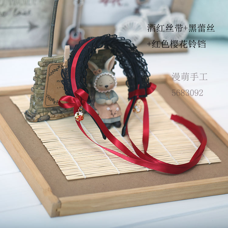 Maid KC DIY phụ kiện tóc ren Lolita LOLITA headband kẹp tóc cho bé gái