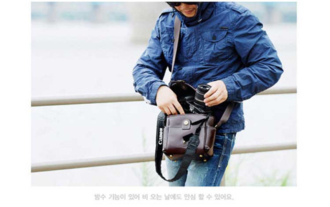 Mới Nikon 2019 túi máy ảnh SLR Canon túi máy ảnh vi gói duy nhất Hàn Quốc Shoulder messenger túi SLR retro - Phụ kiện máy ảnh kỹ thuật số túi chống nước máy ảnh