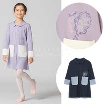 Japan Chacott Childrens Dress Ballet Dancer With Long Sleeve Jacket Practical Zipped Cardiovert Dress