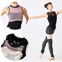 Japan Direct Mail Chacott Professional Ballet Dance Even Body Suit Flocking Thin Yarn High Collar Tight Clothing