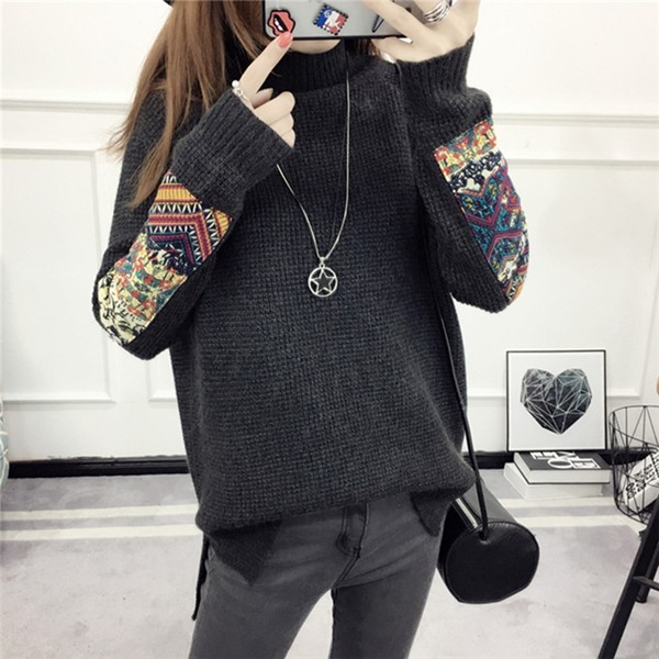 狄秋莎 韩版半高领加厚 女式针织衫 毛衣 优惠券折后¥10.8包邮(¥119.9-40) 狄秋莎 韩版半高领加厚 女式针织衫 毛衣 优惠券折后¥10.8包邮(¥119.9-40)