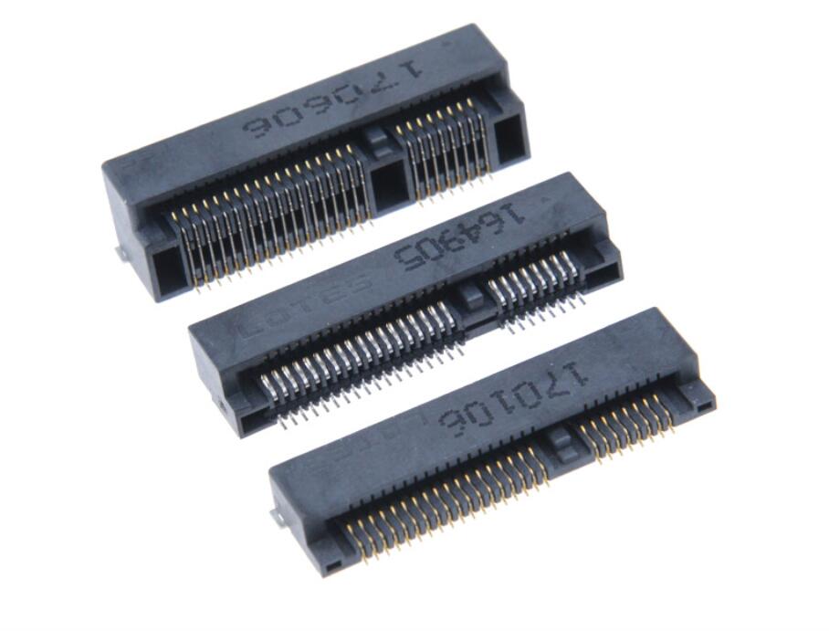 LOTES MINI PCI E connector socket socket 52P 4 0H 5 2H 6 7H 9 0H