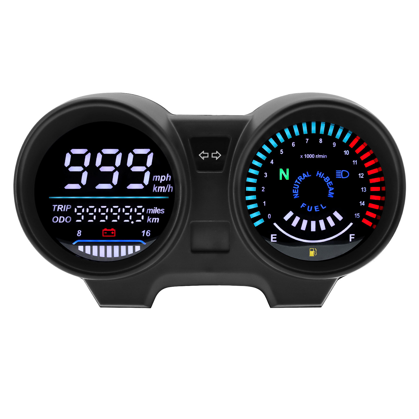 Giv Instrument Panel Brazilian honda titan 150 cg150 fan150 upgrade essentials: led digital ...
