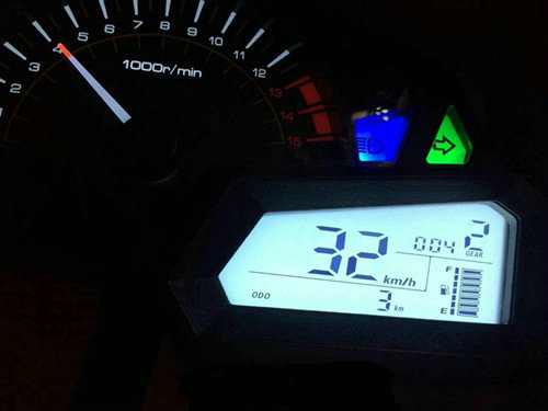 Thích hợp cho Kawasaki Ninja xe máy xe thể thao đường phố chạy Raptor Raptor Maverick tôi LCD cụ điện tử lắp ráp mặt đồng hồ xe wave